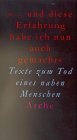 Image de ...und diese Erfahrung habe ich nun auch gemacht: Texte zum Tod eines nahen Menschen