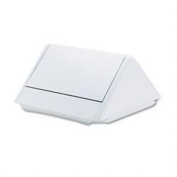 Trash Container Lid, for 9666, Swing Top, White SAF9664WH by Safco