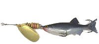 Mepps Comet Mino Size: #2 (1/4 oz.); Color: Gold