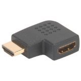 HDMI Right Angle Male to Female Flat Adapter