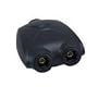 Optical splitter, 1 x Toslink socket to 2 x Toslink sockets.
