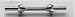 14 Inch Long Threaded Dumbbell Weight Bars with Collars - For Use with Standard Weight Plates - 1 Pair