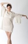 Jordan Taylor&reg; - Open Sleeve Kimono Cover Up Dress by Jordan Taylor - Plus Size Swimwear Plus Size Swimsuits