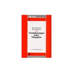 Vereinbarungen unter Ehegatten