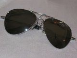 Classic Big Mirrored Lens Aviator Sunglasses with Spring Temples - Blowout Sale !