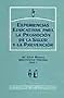 Experiencias educativas para la promoci�n de la salud y la prevenci�n