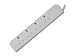 Belkin 4-Way Economy Power Strip, 1m Cable
