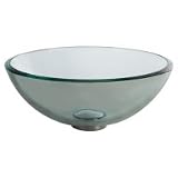 KRAUS GV-101-14 Clear 14-Inch Vessel Sink