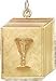 Book with Chalice, 14K Gold Charm