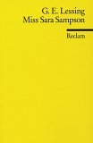 Reclam Universal-Bibliothek, Nr.16, Mi� Sara Sampson