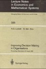 Improving Decision Making in Organizations