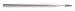 DIAMOND POINT 3/32" SHANK FLAT END TAPERED 1.0MM