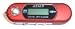 Electronics : ATMT LITE MP130RD 256MB MP3 Player - Red