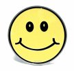 Smiley Face Die-Cast Pewter hitch cover