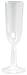 Creative Expressions Plastic Champagne Flute 7 Ounces 4/Pkg Clear 18-3006, 6 Item(s)/Order