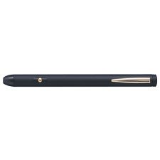 Standard Metal Laser Pointer  Black Barrel Gold Clip QRTMP1100Q