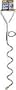 Vo-Toys Spiral Galvanize Stake 16in