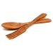 Berard Olive Wood Handcrafted Salad Server Set, Parisian Design