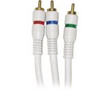 25' Python Component Gold Video Cable 3 RCA to 3 RCA