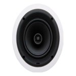 Vision Cs 1300 Ceiling Speakers pair 30w rm Power Handling Low impedance 2 way Low distortion Design 6 Woofer And 1 Silk Dome Tweeter Ceiling Tile Cut out Template Included Cutout Diameter 202mm 8 De