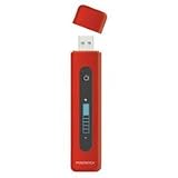 Ecosol P1V3R Powerstick USB Charger With 8GB Memory - Lipstick Red