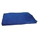 Caddis Pet Poly-Suede Rectangular Pet Bed in Blue