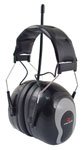 Radians Sound FX Hearing Protection Radio Earmuffs NRR22 with Auxiliary Jack for MP3 or CD Player BLACK