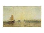 The Chain Pier, Brighton art print by Joseph Turner, 60cm x 80cm
