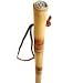 Hiking Staff - Bamboo with Compass. This all natural hiking pole with leather strap a...