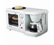 Aroma ABT106W Breakfast to Go 3-in-1 Toaster Oven, Grill & Coffee Maker
