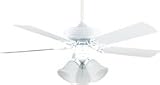 Ceiling Fan - 42 in. 5-Blade Pure White