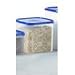 Tupperware Modular Mate Square 3 Container. Brillant Blue Seal