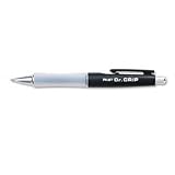 Retractable Ballpoint Pen, Med Pt, BK Barrel, BK Ink, Sold as 1 each
