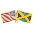 USA - Jamaica Flag Pin