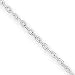 Sterling Silver .6mm Fancy Chain Necklace - 20 Inch - Spring Ring
