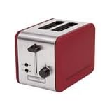 KitchenAid KMTT200ER 2-Slice Metal Toaster, Empire Red and Stainless Steel