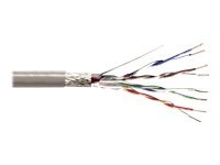 DIGITUS SF-UTP Patch Kabel CAT5e Twisted Pair 4x2 AWG26/7 grau 305m Rolle Preisvergleich