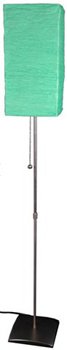 Decor - 60 Yoko Contemporary Japanese Style Steel & Wire Paper Lantern Floor Lamp - Green