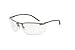 Uvex S4110 Slate Safety Eyewear, Matte Gunmetal Frame, Clear Hardcoat Lens