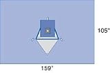 ^Proxima Beach Chair Shoulder Drape - Beach Chair Shoulder Drape Min.Order is 1 CS ( 5 Each / Case; )