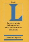 Produkt-Bild: Langenscheidts Fachw&ouml;rterbuch, Fachw&ouml;rterbuch Elektrotechnik und Elektronik, Deutsch-Englisch