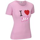  : I Heart #16 Greg Biffle Pink Tee