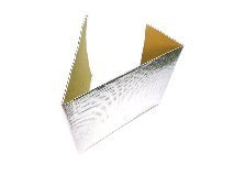 Alchemy PartsThermal Barrier Heat Shield 100 x 33cm Muffler Exhaust Engine Reflective Shield Sheet for Motorcycle or Race Car Aluminum Self Adhesive