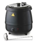 10-1/2 Quart Glenray Powder Coated Steel Kettle/Soup Kettle