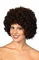 Curly Brown Afro Wig - Curly brown afro style
