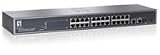 Level One GSW-2473 Switch 24-Port 10/100 + 2 Port GBE RJ45/SFP
