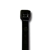 Thomas & Betts 14in Cable Ties, Black, qty100