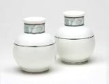 Review Noritake Co., Inc.  / Noritake 4822434 Empire White - Rosella Blue Salt and Pepper Set 2-pc.