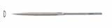 TELL SWISS NEEDLE FILES 5-1/2" HALF ROUND #2 MEDIUM PACKAGE OF 1 DOZEN