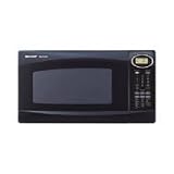 Sharp 1.0 Cu. Ft. 1100 Watt Midsize Microwave - Black